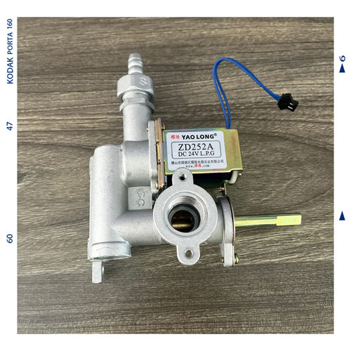 耀隆ZD252A/DC24V/LPG电磁阀总成蒸包炉蒸饭柜蒸汽机供气单阀开关