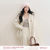 宽松连帽针织外套高腰阔腿休闲裤 FIT 三件套 COZY Kroche