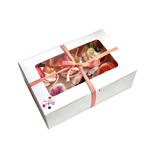 杯子蛋糕打包盒九宫格包装盒马芬杯2粒4粒6粒8粒12粒甜品纸杯盒子