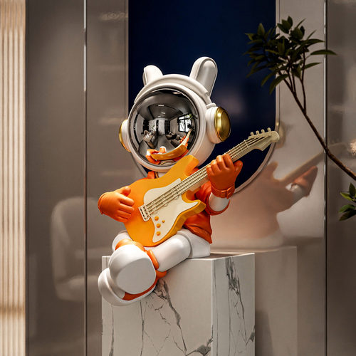 宇航员蓝牙音响落地坐姿大摆件