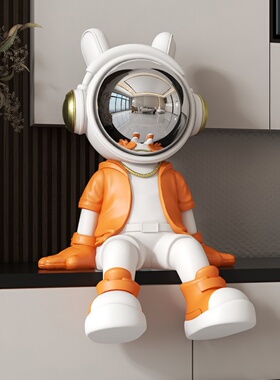 宇航员宇航员大坐姿装饰品客厅电视柜入口柜台装饰乔迁开幕礼物