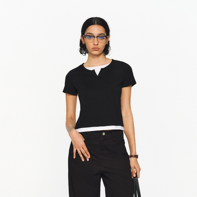 ATRY假两件短袖T恤女款