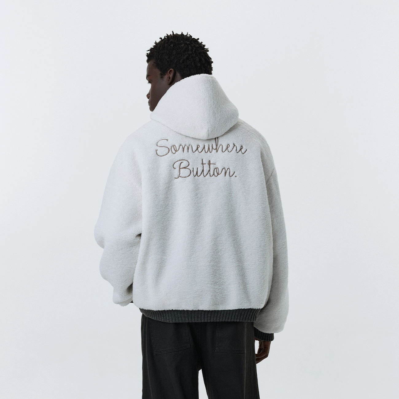 ATRY双面穿连帽外套秋冬保暖夹克