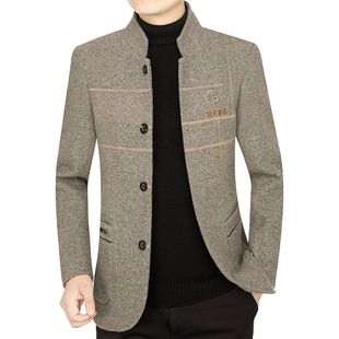 Blazers Jackets Coats New Business Casual Men Woolen Suits