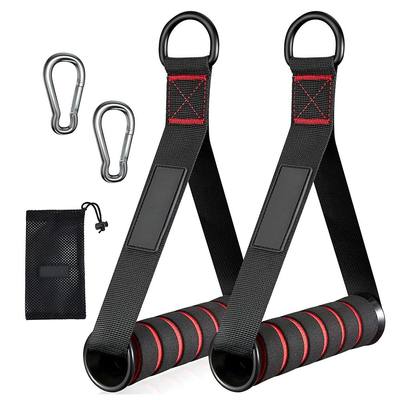 D-Ring Metal Gym Handles Grip Workout Heavy Duty Cable Machi