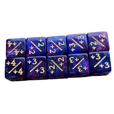 10pcs Symbol Dice Double Colors Math Counting Teaching Add S