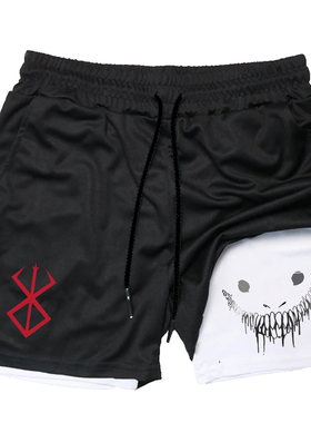 Men's Fitness Training Skinny Shorts Demon Athletic shorts