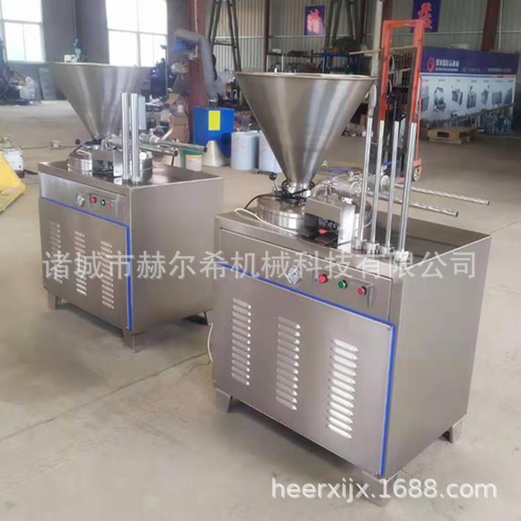 双管灌肠机 商用电动香肠机 立式全自动腊肠红肠 火腿肠灌装机器