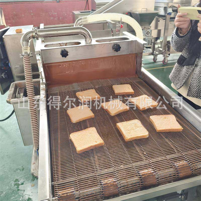 碳烤吐司面包片上浆机 裹浆油炸生产线 3000片/h 支持试机 质保12,清洗/食品/商业设备,休闲食品加工设备,淘宝优惠券,粉丝福利购,淘宝优惠卷