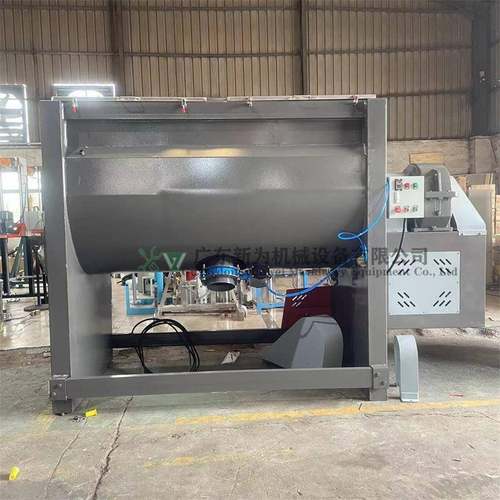 东莞现货化工不锈钢双层卧式搅拌机带加热 干湿料混合拌料机厂家