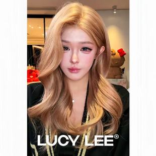 LUCYLEE【免修剪-金沙芭比】仿递针精修金色中长款芭比卷假发头套