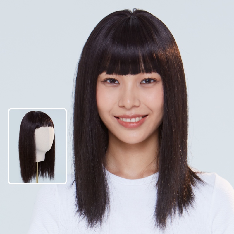 lucylee海珊头短款假发半头套