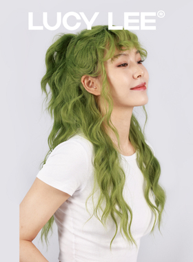 LUCY LEE牛油果deva精修拉美卷羊毛卷Leslie时尚长发头套假发片