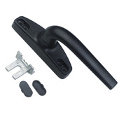 老式 50型铝合金窗户把手平开窗断桥外推门窗传动执手拉手外开配件