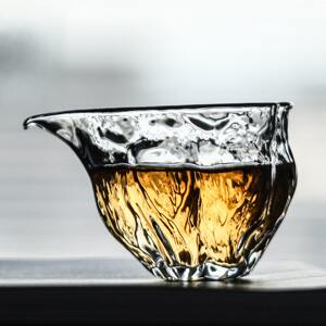 落笙高硼硅玻璃公道杯2026新款分茶器手工泡茶海专用加厚耐热高档
