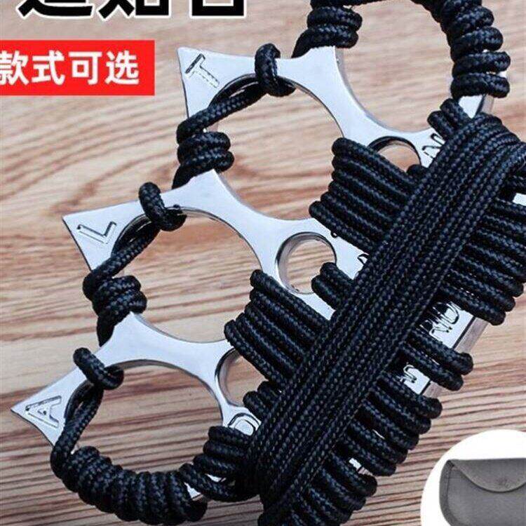 四指指虎拳套合法防身武器铁拳头打架自卫神器加厚戒指环玻纤拳扣