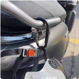 九号电动车头盔锁适用m95c/f90m/2021新款电动车专用防盗锁密码锁