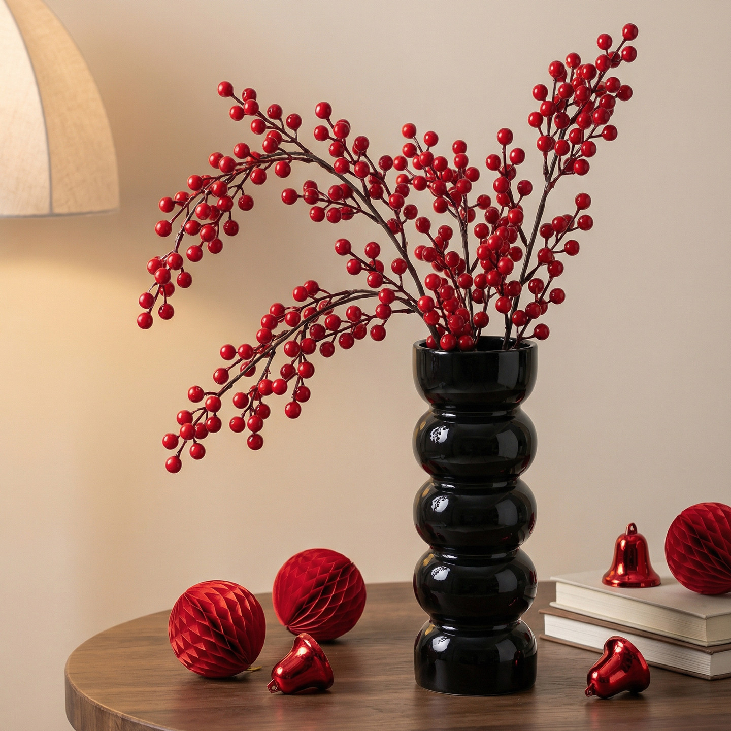 新中式花瓶陶瓷高级复古发财果干花插花轻奢创意客厅桌面装饰摆件,家居饰品,花瓶,淘宝优惠券,粉丝福利购,淘宝优惠卷