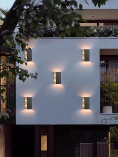 雕刻户外防水壁灯洗墙机庭院气氛壁灯外壁灯花园壁灯露台壁灯