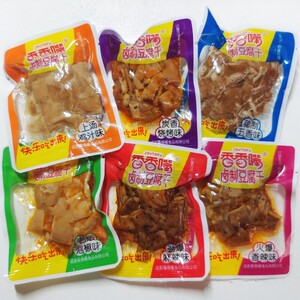 四川特产香香嘴卤制豆干散装500克多味豆干小包装休闲零食麻辣