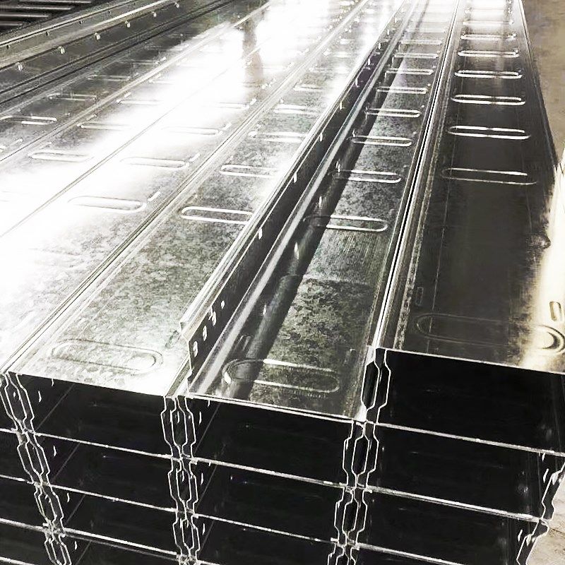 镀锌桥架强弱电金属线槽喷塑 201/304不锈钢铝合金模压托盘大跨距