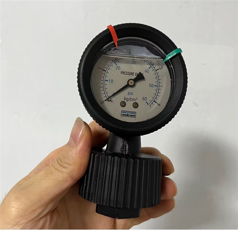 塑料隔膜压力表ZG1/2塑隔膜耐震压力表直径66-74mm压力1MPA 10BAR