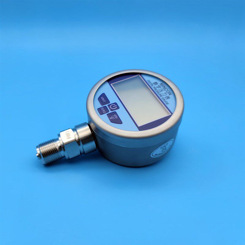 数字压力表Y80不锈钢外壳体液晶7#嵌入电池盒16mpa数显水油压力表