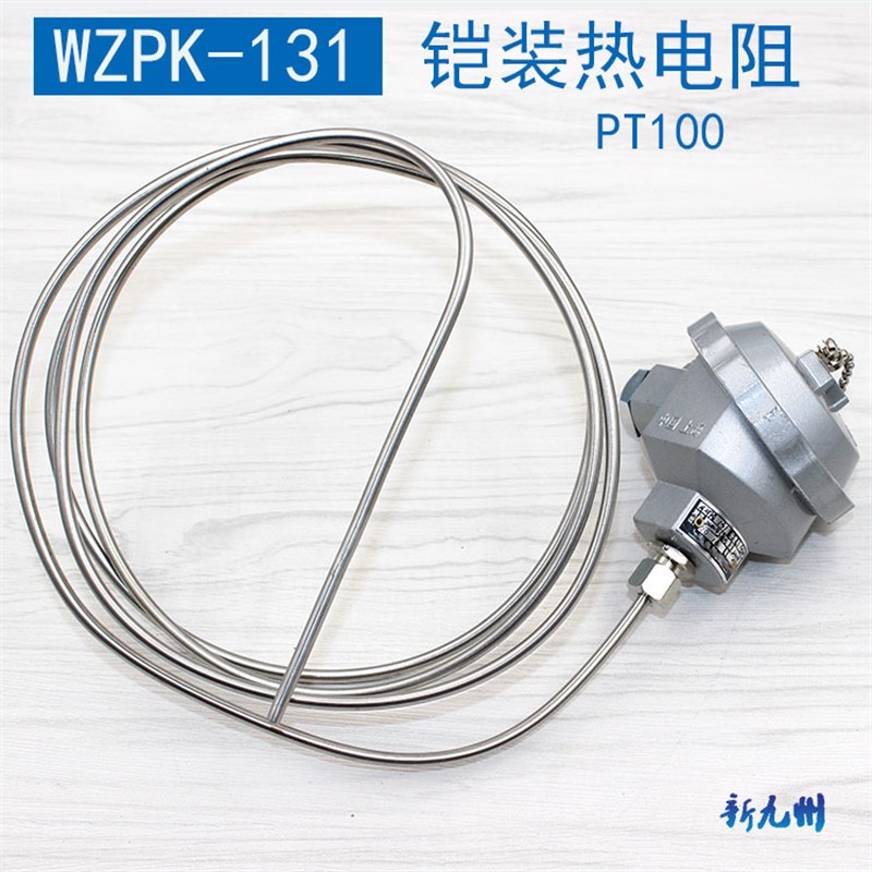 WZPK-131 铠装热电阻 铂电阻  Pt100 S 铠装式温度传感器