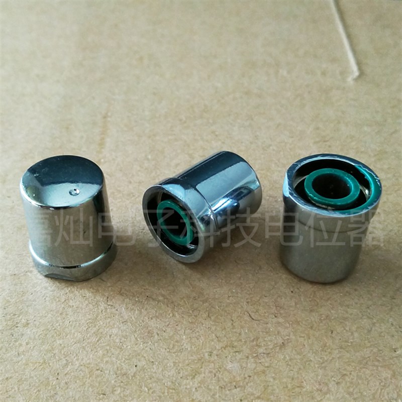 功放机超小型光亮圆点梅花轴电位器旋钮帽直径14mm高度16mm 孔6mm