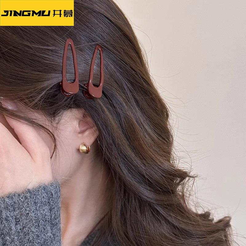 井慕~高颜值可爱发夹子新款安可拉红侧边夹洋气刘海夹碎发卡甜美