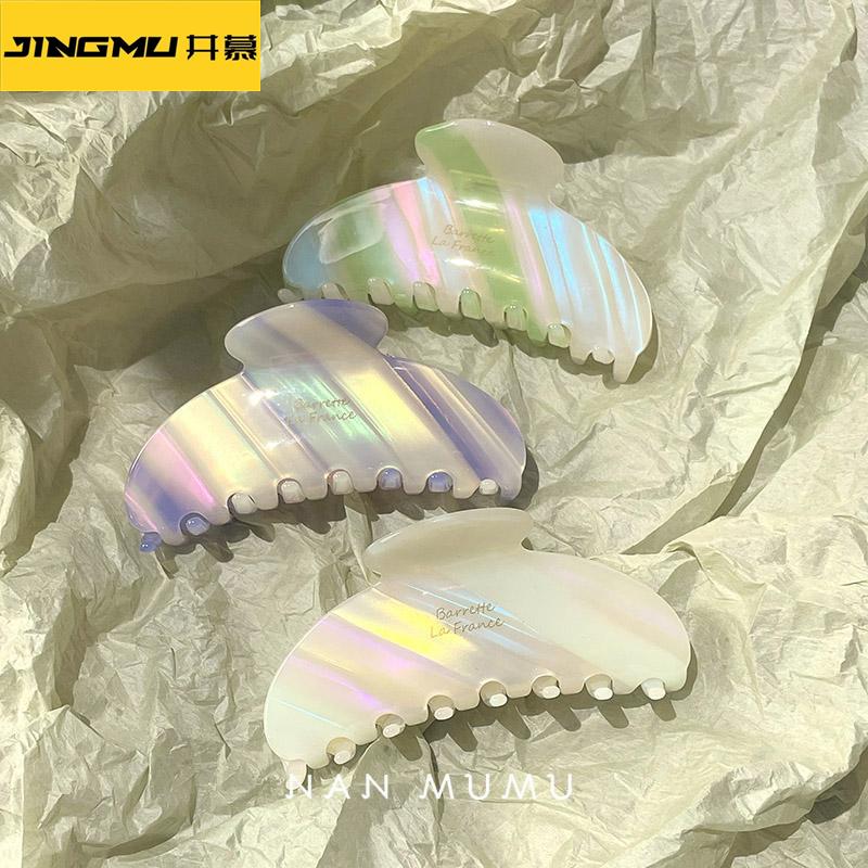 井慕~新款绝绝子醋酸发夹女后脑勺夹子简约气质抓夹大号发卡鲨鱼