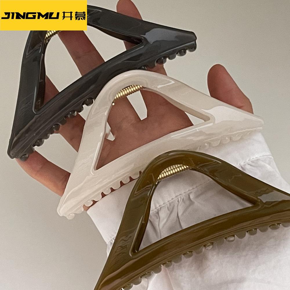 井慕~新款韩系百搭发夹女后脑勺夹子高级感抓夹大号鲨鱼夹发卡时