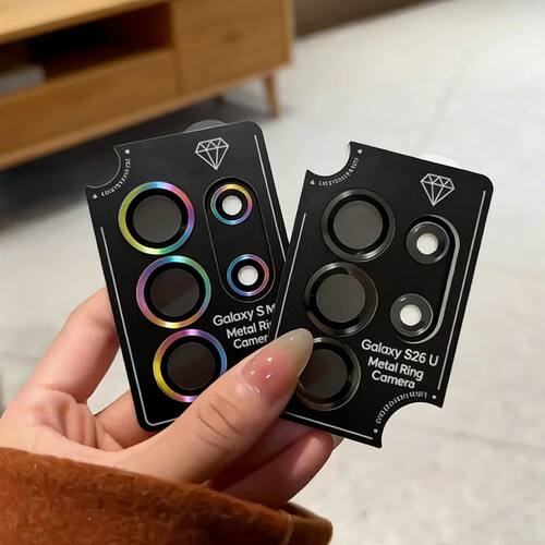 Camera Metal Lens Ring Glass Case For Samsung Galaxy S26