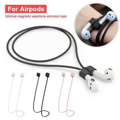 Silicone Anti Lost Magnetic Earphones Rope for Apple