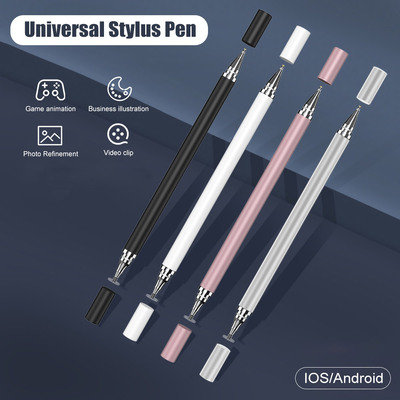 Universal Double-Head Stylus Pen Drawing Tablet Capacitive S