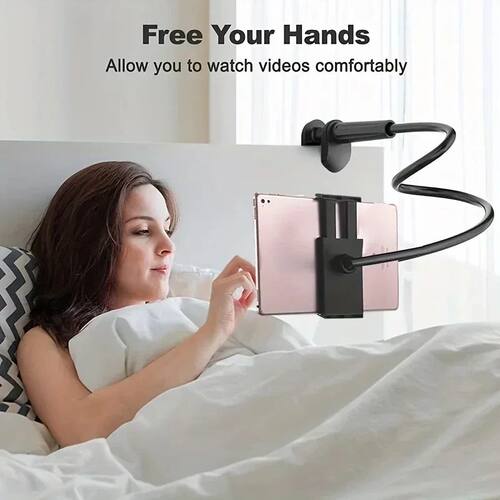 70cm Tablet Mount Holder For Bed Desk Phone Holder Flexible