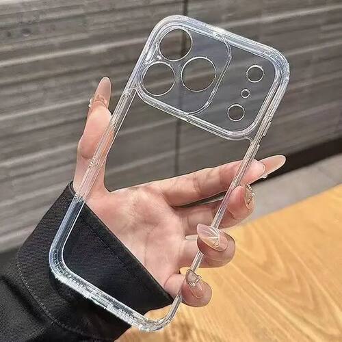 Crystal Clear Ultra Thin Flexible Silicone Case for iPhone