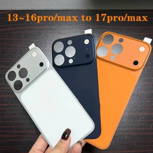 For IPhone 16 15 14 Pro Max Convert To 17 Pro Max Soft Back