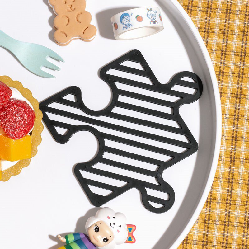 Korean stitching puzzle heat proof mat scaHld prevenGting