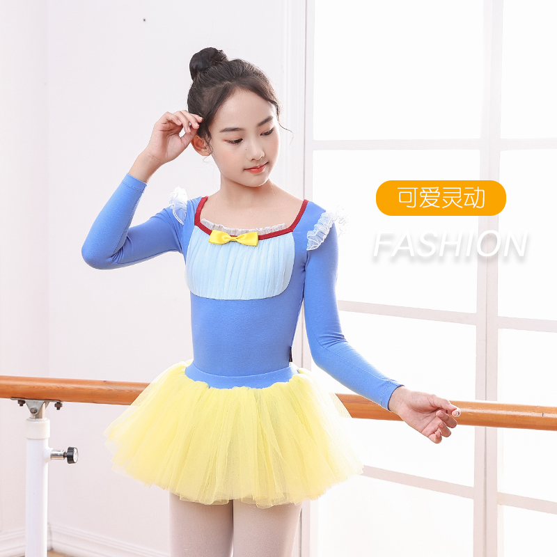 舞蹈服儿童女白雪公主体操服开档