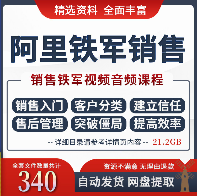 阿里铁军销售课音频视频教程