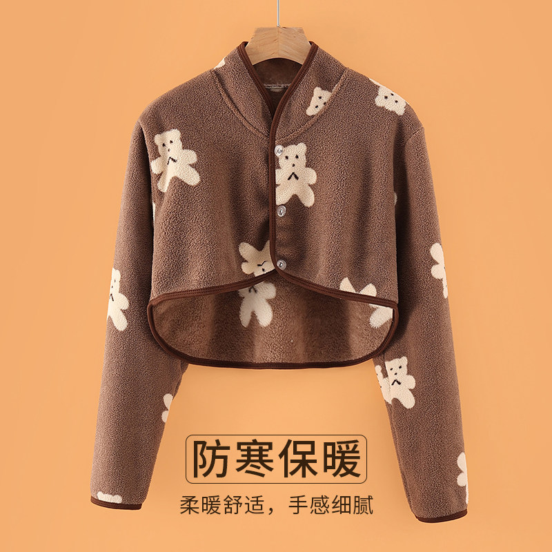 秋冬加厚加厚护肩坎肩