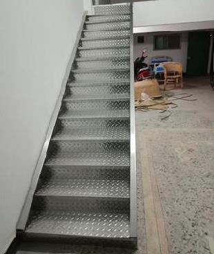 4不锈钢平e梯子可拆卸平桥顶房扶手梯整体组装楼梯楼库楼板登高