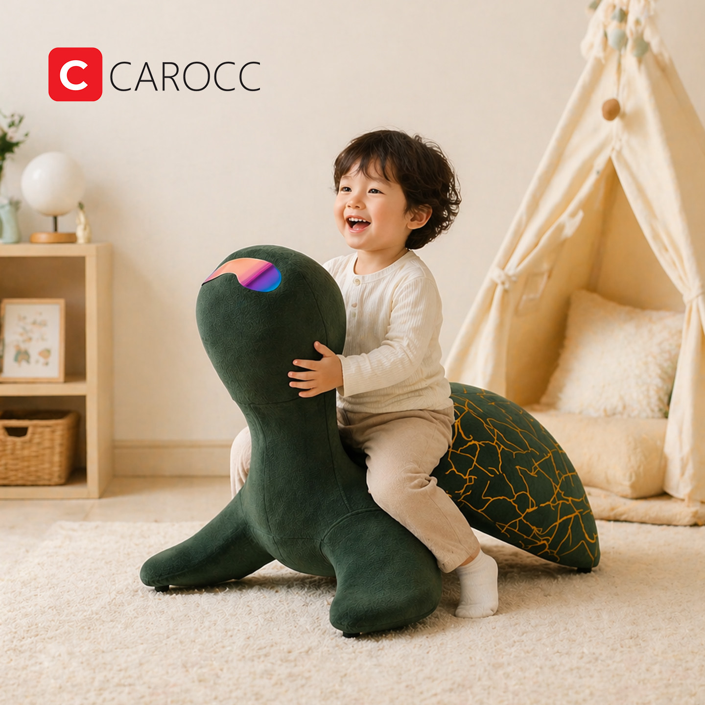 CAROCC丨舒适创意椅子儿童单人网红动物座椅客厅设计师休闲小凳子