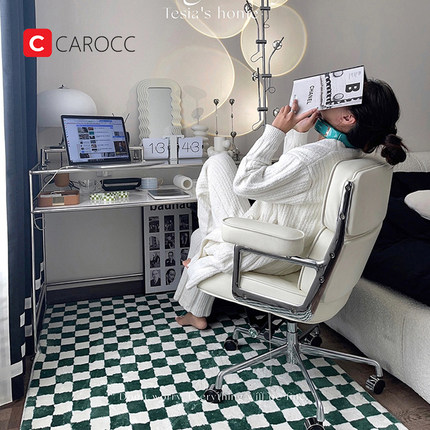 CAROCC伊姆斯Eames软包电脑椅久坐不累升降旋转学习化妆罗宾椅子