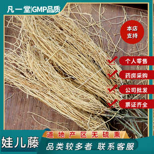 中药材 中草药 白龙须 七层楼根 娃儿藤 老公须八角枫根须