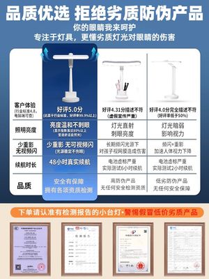 台灯护眼学习专用大学生宿舍儿童看书桌防近视充电插电卧室床头灯