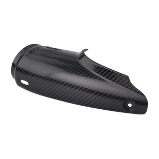 适用宝马R1200R水鸟R1250GS排气管碳纤维摩托防烫盖隔热罩保护板
