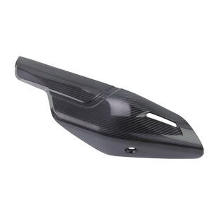 适用于春风450SR改装排气管外盖摩托车碳纤维防烫护板隔热保护罩