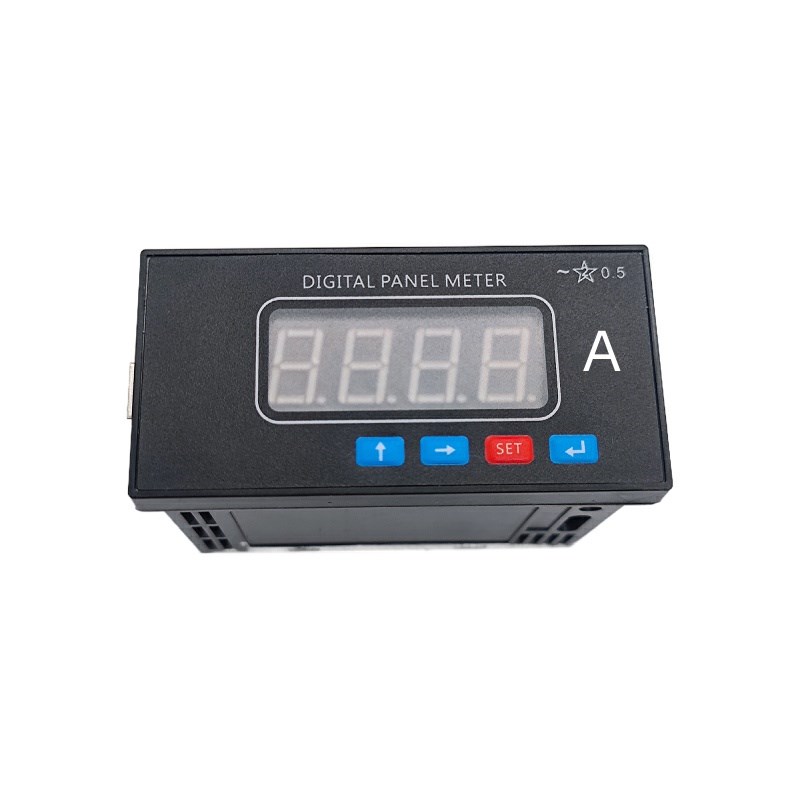 变频器用50HZ数显频率表DC0-10V 4-20mA数字转速表5A电流电压表